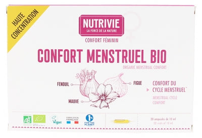 Nutrivie Menstrual Comfort Organic 20 Vials