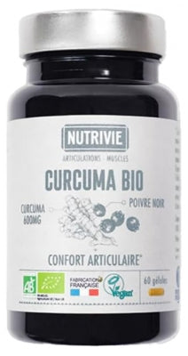 Nutrivie Organic Turmeric And Organic Pepper 60 Capsules