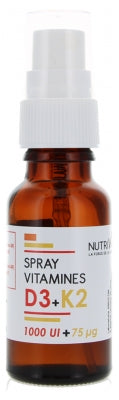 Nutrivie Vitamins D3 + K2 Spray 15Ml