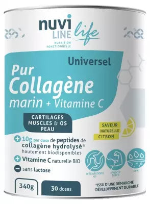 Nuviline Life Pur Marine Collagen + Vitamin C 340 G