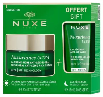 Nuxe Nuxuriance Ultra The Global Anti-Aging Rich Cream 50Ml + The Global Anti-Aging Night Cream 15Ml Free