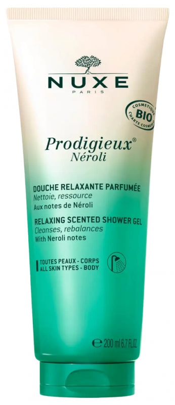 Nuxe Prodigieux Néroli Relaxing Scented Shower Gel Organic 200Ml