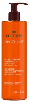 Nuxe Rêve De Miel Ultra-Rich Cleansing Gel 400Ml