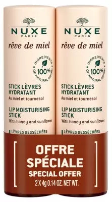 Nuxe Rêve De Miel Lip Moisturizing Stick 2 X 4G