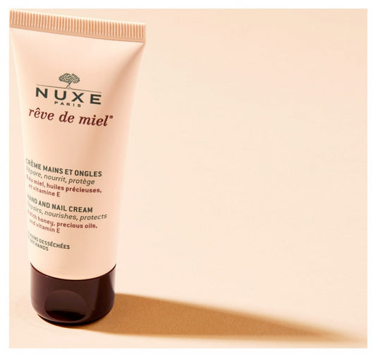 Nuxe Rêve De Miel Hand And Nail Cream 30Ml + Lip Moisturizing Stick 4G