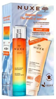 Nuxe Sun Delicious Fragrant Water 100Ml + After-Sun Hair & Body Shampoo 200Ml Free