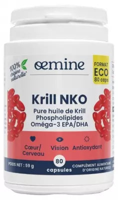 Oemine Krill Nko 80 Capsules