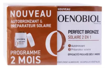 Oenobiol Perfect Bronze Sun Care 2In1 Set Of 2 X 30 Capsules