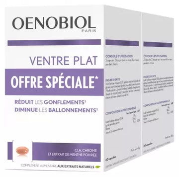 Oenobiol Women 45+ Flat Belly 2 X 60 Gel-Caps