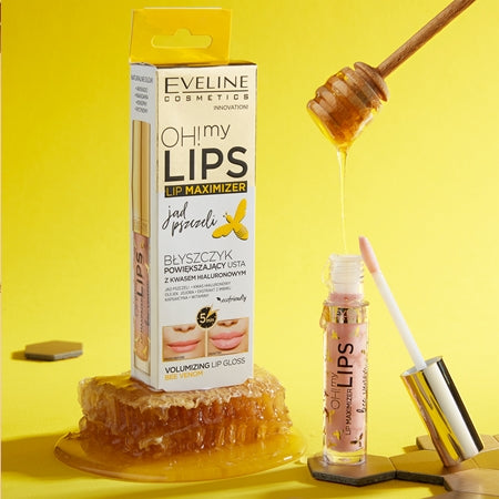 Eveline Cosmetics Oh! My Lips Lip Maximizer Plumping Lip Gloss With Bee Venom 