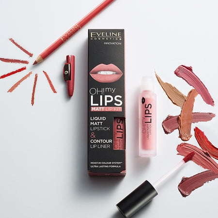 Eveline Cosmetics Oh! My Lips Matt Lip Set 