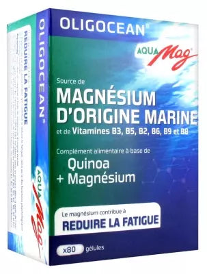 Oligocean Aqua Mag Marine Origin Magnesium 80 Capsules