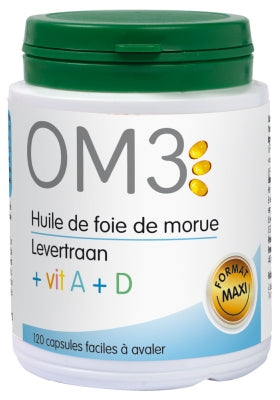 Om3 Cod Liver Oil 120 Gel-Caps