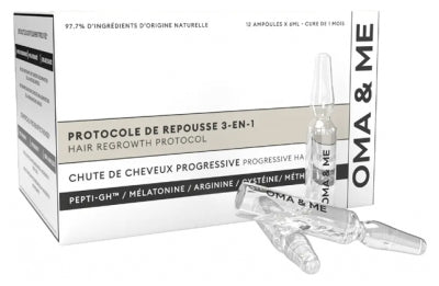 Oma & Me 3In1 Hair Regrowth Protocol 12 Phials