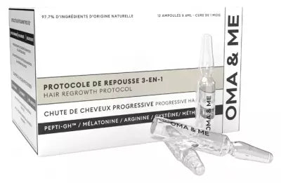 Oma & Me 3In1 Hair Regrowth Protocol 12 Phials