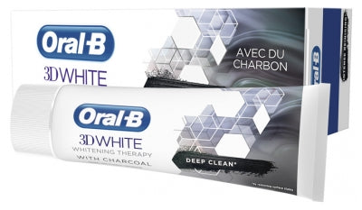 Oral-B 3D White Whitening Therapy Deep Cleansing Charcoal 75Ml