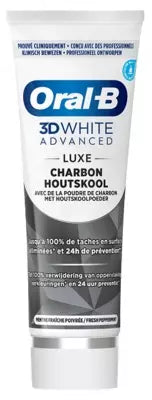 Oral-B 3D White Advanced Luxe Charbon Toothpaste 75 Ml