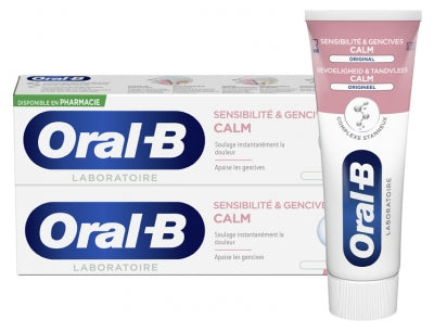 Oral-B Calm Sensitivity & Gums Toothpaste 2 X 75Ml