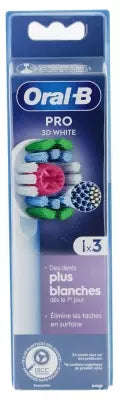 Oral-B Pro 3D White 3 Replacement Brushes