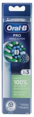 Oral-B Pro Cross Action 3 Spare Brushes