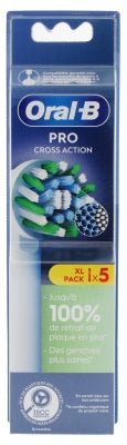 Oral-B Pro Cross Action 5 Spare Brushes