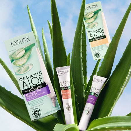 Eveline Cosmetics Organic Aloe+Collagen Eye Gel With Anti-Wrinkle Effect