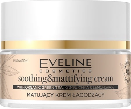 Eveline Cosmetics Organic Gold Light Mattifying Face Cream With Green Tea