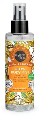 Organic Shop Body Desserts Glow Body Mist Vanilla 200 Ml