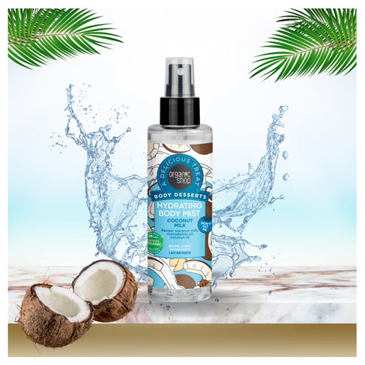 Organic Shop Body Desserts Moisturizing Body Mist Coconut Milk 200 Ml