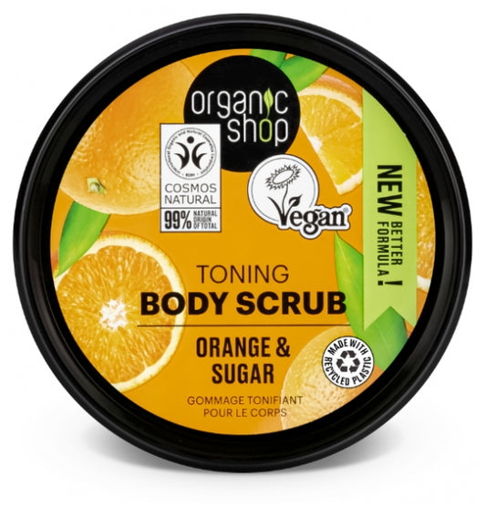 Organic Shop Body Scrub Toning Body Scrub Orange Oil 250 Ml