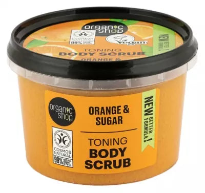 Organic Shop Body Scrub Toning Body Scrub Orange Oil 250 Ml