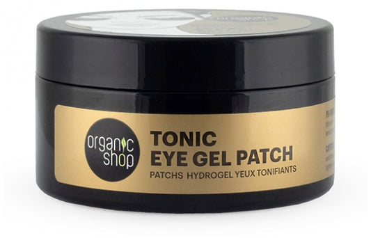 Organic Shop Hydrogel Toning Eye Patches Pu-Erh Tea And Caffeine 60 Patches