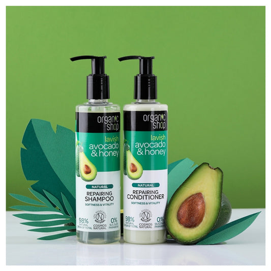 Organic Shop Natural Avocado And Honey Repair Shampoo 280 Ml