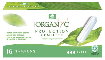 Organyc Complete Protection 16 Super Tampons