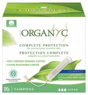 Organyc Full Protection 16 Tampons Super With Applicator