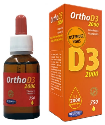 Orthonat Ortho D3 2000 Iu Vitamin D3 750 Drops