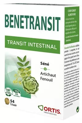 Ortis Benetransit Intestinal Transit 54 Tablets