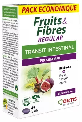 Ortis Fruits & Fibres Regular 45 Tablets