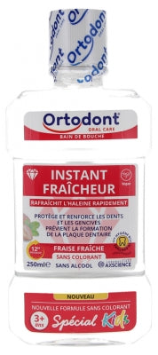 Ortodont Bain De Bouche Instant Fraîcheur Spécial Kids 250 Ml