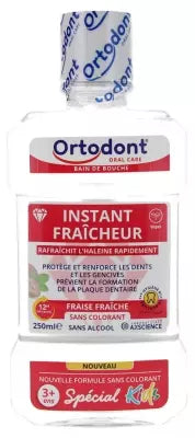Ortodont Bain De Bouche Instant Fraîcheur Spécial Kids 250 Ml