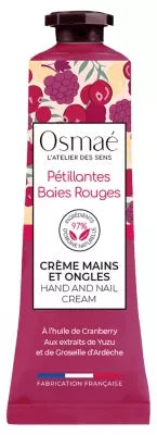 Osmaé Hand And Nail Cream Sparkling Red Berries 30Ml