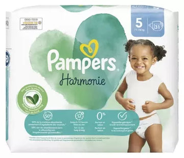 Pampers Harmonie 31 Diapers Size 5 (11-16 Kg)