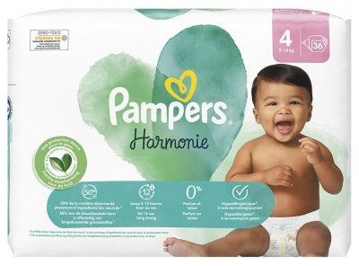 Pampers Harmonie 36 Diapers Size 4 (9-14 Kg)