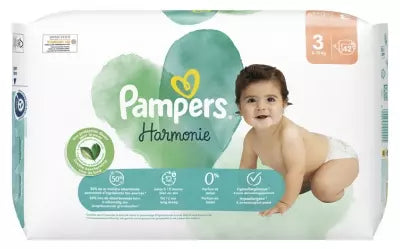 Pampers Harmonie 42 Diapers Size 3 (6-10 Kg)