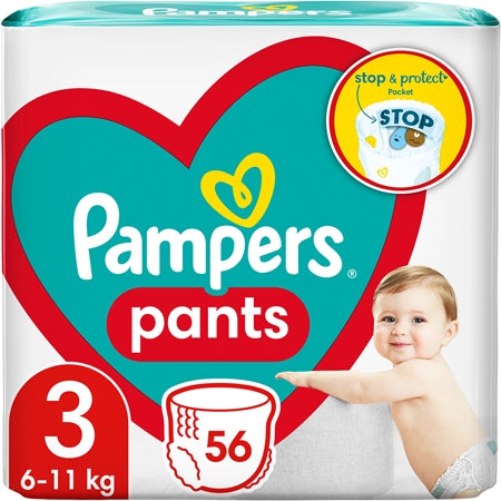 Pampers Pants Size 3 Disposable Nappy Pants 