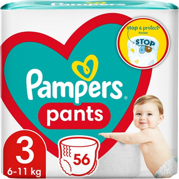 Pampers Pants Size 3 Disposable Nappy Pants 