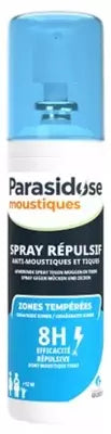 Parasidose Mosquitoes Temperate Areas Anti-Mosquitoes And Ticks Spray 100Ml