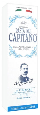 Pasta Del Capitano Smokers Toothpaste 75Ml