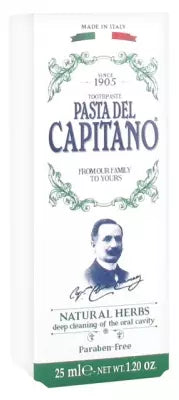 Pasta Del Capitano Toothpaste With Natural Herbs 25Ml