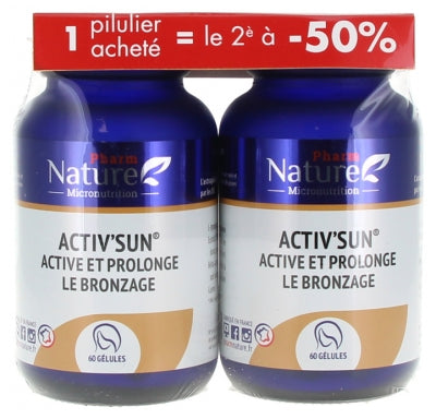 Pharm Nature Activ'Sun Activates And Prolongs The Tan 2 X 60 Capsules